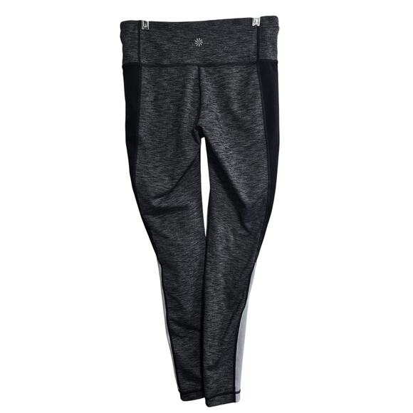 Athleta Revelation Colorblock Heather Gray Leggings Size Small - Picture 3 of 7